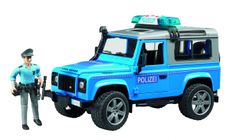 Land Rover Defender polisfordon med polisman 1:16