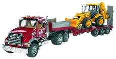 Mack Granite lg lastare m JCB 4CX grvlastare bak