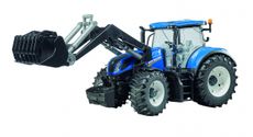 New Holland T7.315 med frontlastare 1:16