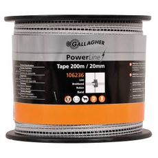 PowerLine band 20mm (vit, 200m)