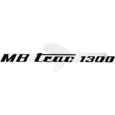 Dekalsats MB Trac 1300, svart, vnster och hger