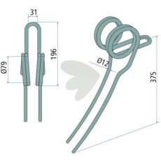 Efterharvspinne - 807-326C