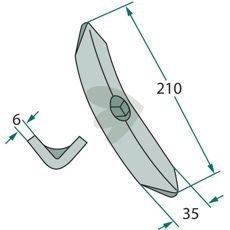 Set skr 210 mm 25st.