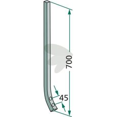 Pinne 30x30mm lngd 700mm hlavstnd 45mm