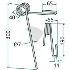 Efterharvspinne fram, 45 Rabe