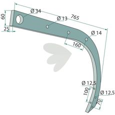 Pinne "Delte Flex
