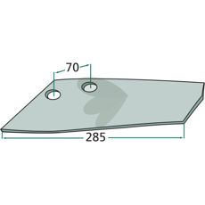 Vingskr hger 285 x 10 00966500310