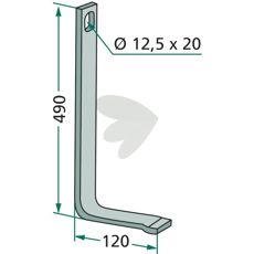 Frstrkningsfjder ls, 40x10mm