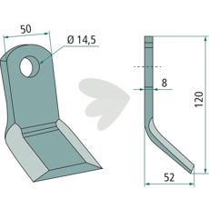 Y-slaga Bagodi hl 14,5mm