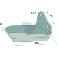 Vingskr "Delte Flex, Hger