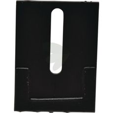 Avskraparplatta 121x90 mm, hl 75x13 mm