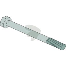 Skruv M8x90 mm med mutter
