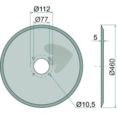 Skivskr Hl 112 mm