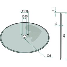 Skivrist Slt,  300 X 5 Mm