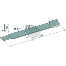 Kniv 17X10X60 Rll betesputs/slaghack