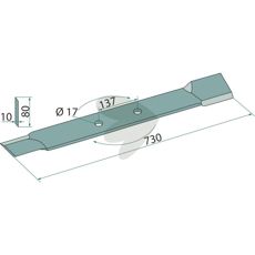 Kniv 17X10X60
