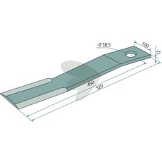 Kniv H401-064, 401064