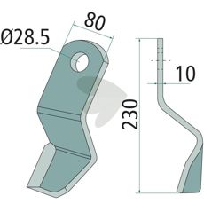 Kniv Hger - 0.004.10.49211