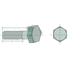 Skruv M12x1,25x45 mm 12.9