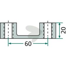 Bygelmutter HD M16x1,5 M36100312R, M36100312, 36100312