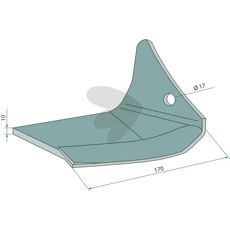 Vingskr vnster Pttinger m.fl. 170mm hl 17mm