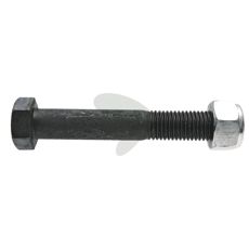 Skruv med mutter M20x2,5x130 mm, 10.9