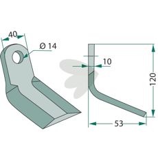 Y-slaga Agrimaster hl 14mm