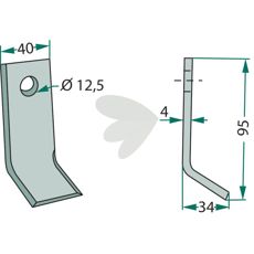Y-slaga Agria hl 12,5mm
