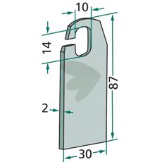 Kniv fr vertikutering - 8746000