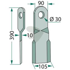 Sltterkniv hger