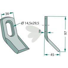 Y-slaga Bomford,Mc Connel,S.M.A. hl 14,5X35mm