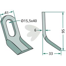 Y-slaga Mc Connel,Bomford hl 15,5X40mm