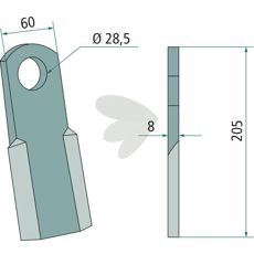 Kniv CD6008F28