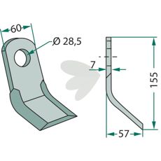 Y-slaga Cabe (Nuova Cabe) hl 28,5mm