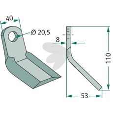 Y-slaga Cabe (Nuova Cabe) hl 20,5mm