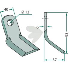 Y-slaga Carroy et Giraudon hl 13mm