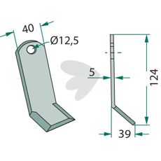 Y-slaga Caroni hl 12,5mm