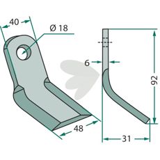 Y-slaga Dcker hl 18mm