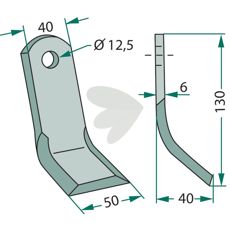 Y-slaga Ferri hl 12,5mm