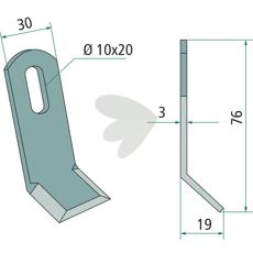 Y-slaga Fischer hl 10X20mm