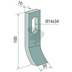Y-slaga Gilbers hl 14X34mm