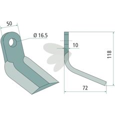 Y-slaga Mthing hl 16,5mm
