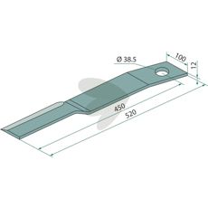 Kniv hger - 401066