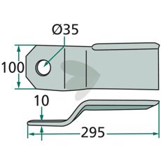 Kniv hger - 268-RZ3