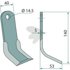 Y-slaga Lipco hl 14,5mm