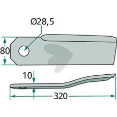 Kniv vnster - 1590595