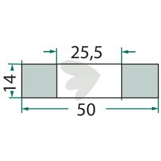 Bussning slaga Ferri 14X50mm hl 25,5mm
