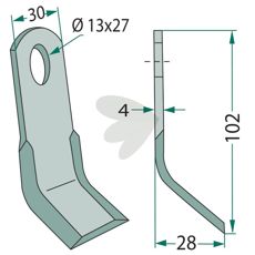Y-slaga Peruzzo hl 13X27mm
