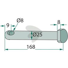Bult Mulag med flera. TM60070451-147245 168mm