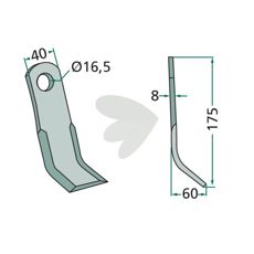 Y-slaga Kuhn,Nobili,Vogel & Noot hl 16,5mm